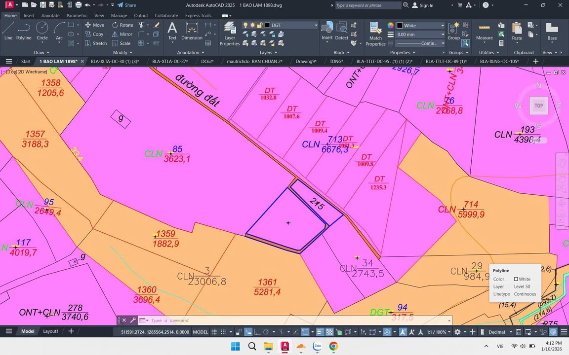 Đất nền Lộc Ngãi 360m² giá 1.55 tỷ - Mặt tiền 3 hướng, đầu tư sinh lời!