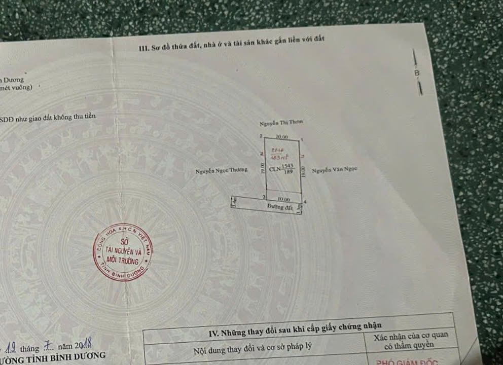 Đất nền chính chủ Phú Mỹ Thủ Dầu Một 190m² giá 5 tỷ - Đầu tư sinh lời ngay!