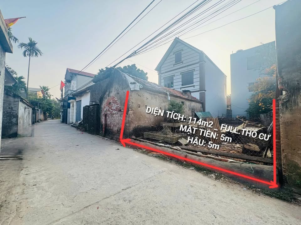 Đất nền Phụng Châu, Chương Mỹ 109m² - Kinh doanh đắc địa, giá tốt!