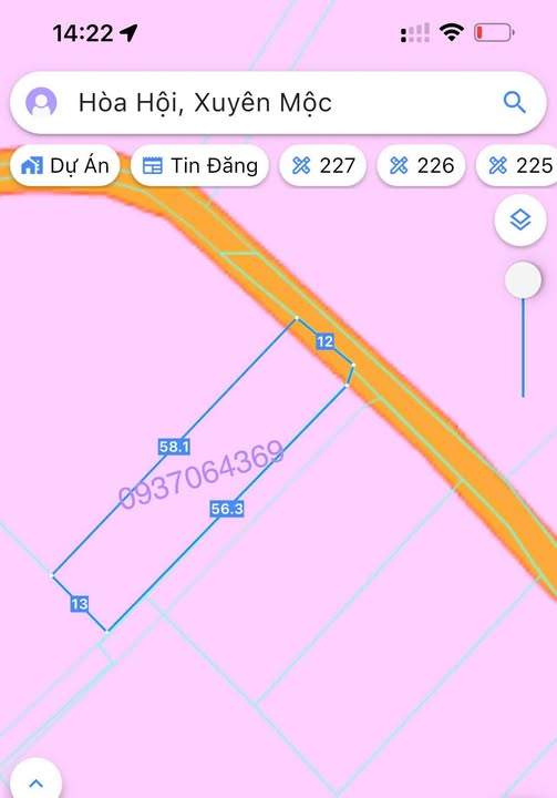 Đất nền Hòa Hội Xuyên Mộc 741m² giá chỉ 1.08 tỷ - Sổ đỏ chính chủ!