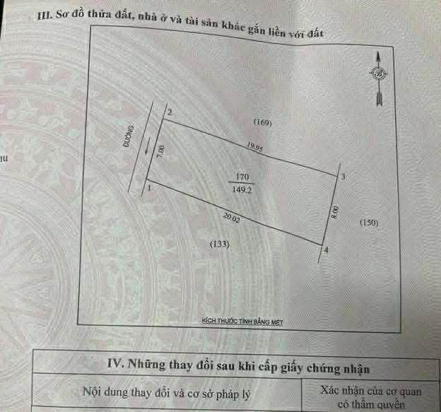 Đất nền chính chủ tại Vinh Tân 149,2m² giá 3.9 tỷ - Cơ hội đầu tư hấp dẫn!