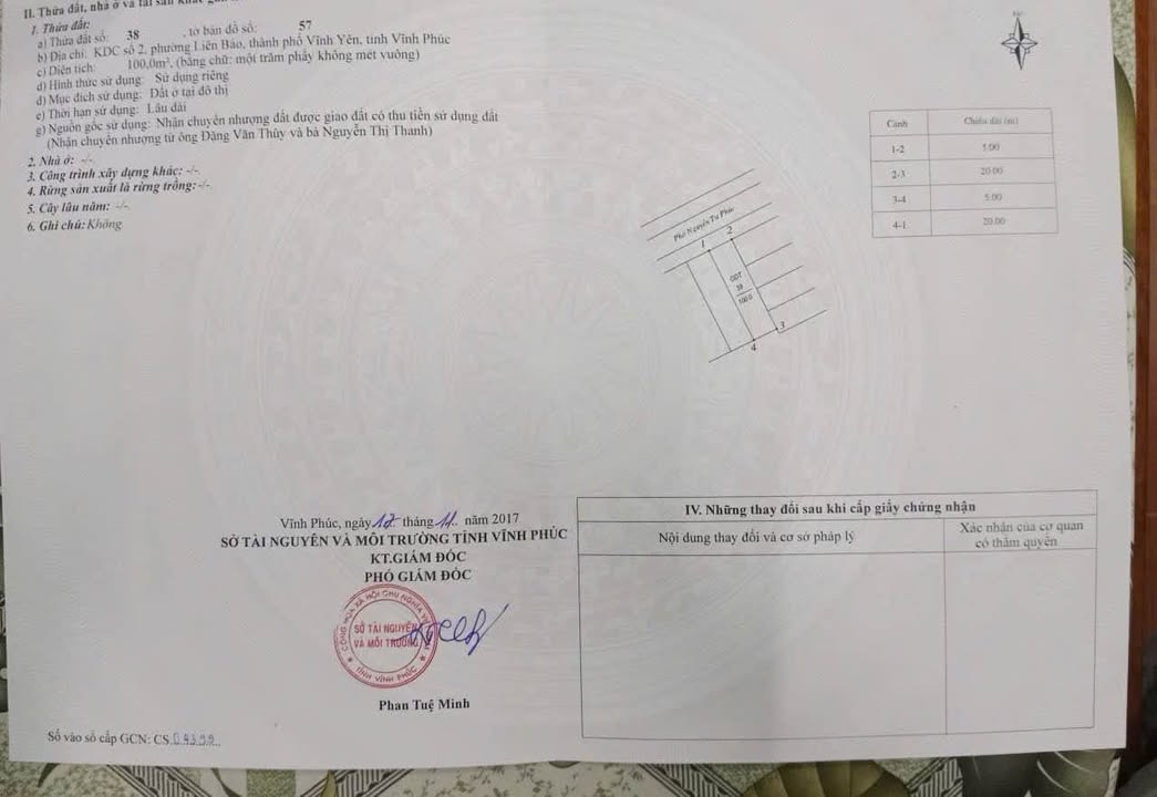 FrontHouse 100m² Nguyễn Tư Phúc - Liên Bảo - Vĩnh Yên giá chỉ 5,1 tỷ - Cơ hội đầu tư hấp dẫn!