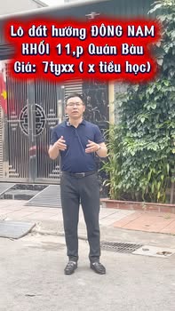 Đất nền Lê Ninh, Vinh 129,5m² giá thỏa thuận - Xây dựng tự do!