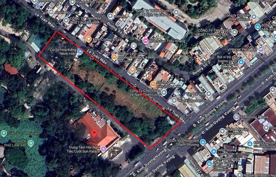 Đất nền 2 mặt tiền Kinh Dương Vương, Quận 6, 4983m² - Cơ hội đầu tư hấp dẫn!