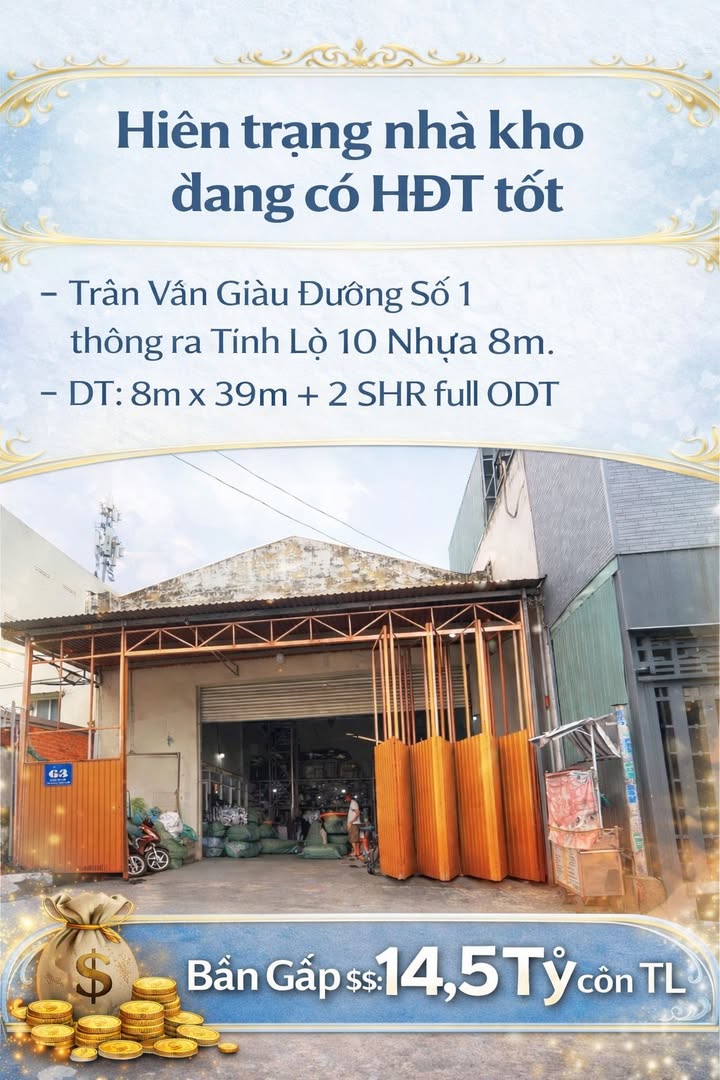 Đất nền Tân Tạo Bình Tân 312m² giá 14.5 tỷ - Sổ hồng riêng, đầu tư thông minh!