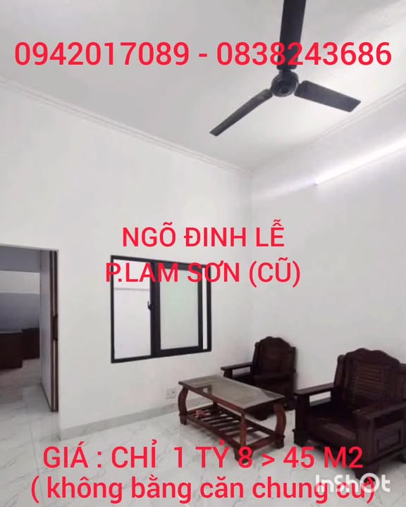 Nhà 2 tầng phường Lam Sơn 45m² giá chỉ 1,8 tỷ - Cơ hội đầu tư tuyệt vời!