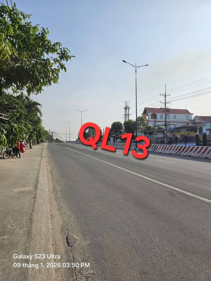 Đất nền mặt tiền Quốc lộ 13, Phường Mỹ Phước, 1140m² giá 10 tỷ - Cơ hội đầu tư tuyệt vời!