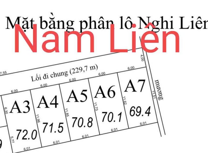 Lô đất Nghi Liên, TP. Vinh 71m² giá 1 tỷ - Đường 4m, vị trí thuận lợi!