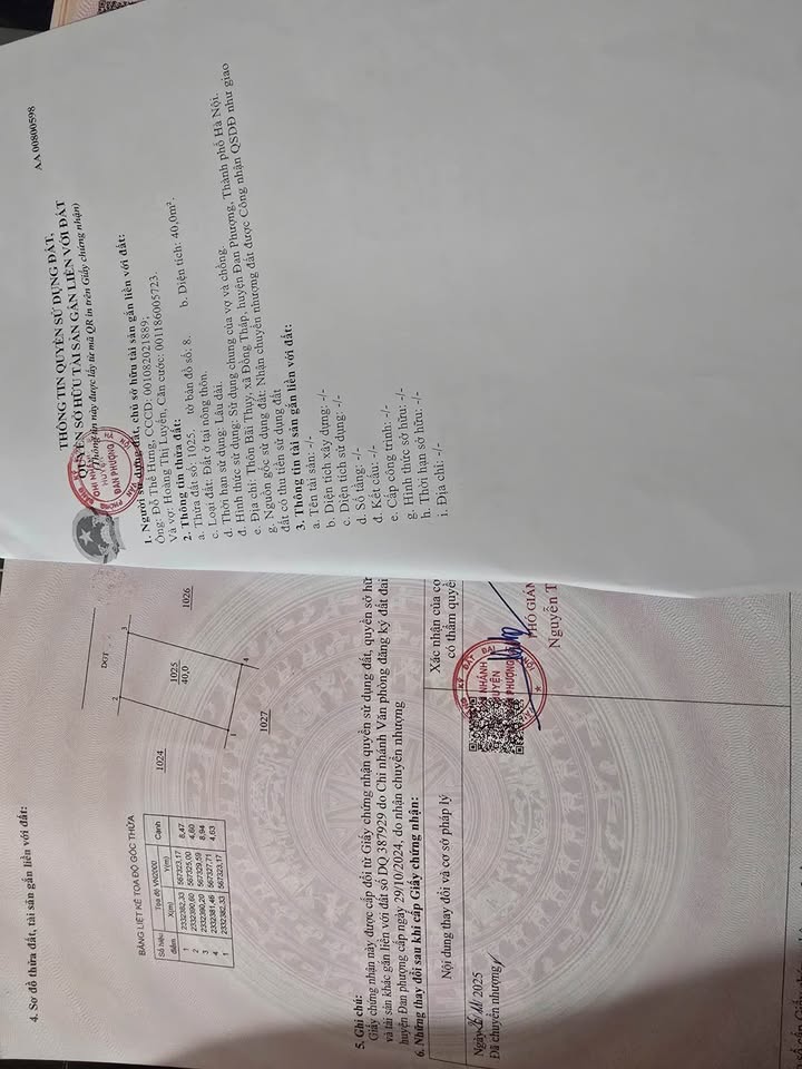 Nhà 4 tầng 40m² Bãi Thụy Đan, Hoài Đức - Chính chủ bán gấp!