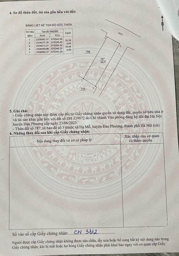 FrontHouse Ô Diên Đan Phượng 68m² giá 6 tỷ - Ô góc mặt đường kinh doanh sầm uất!
