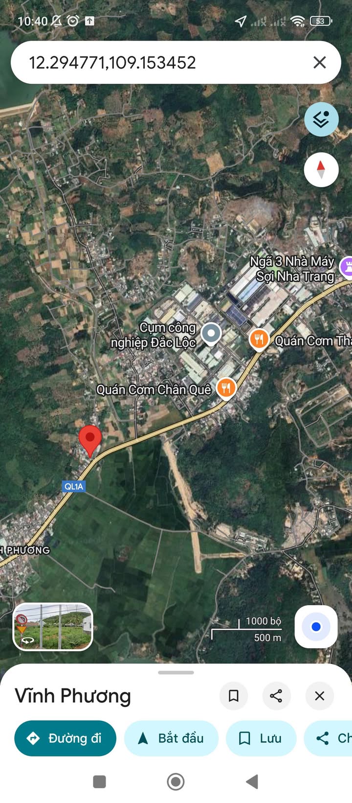 Đất xã Vĩnh Phương, Nha Trang 134.6m² giá 1.4 tỷ - Vị trí thuận lợi cho đầu tư!