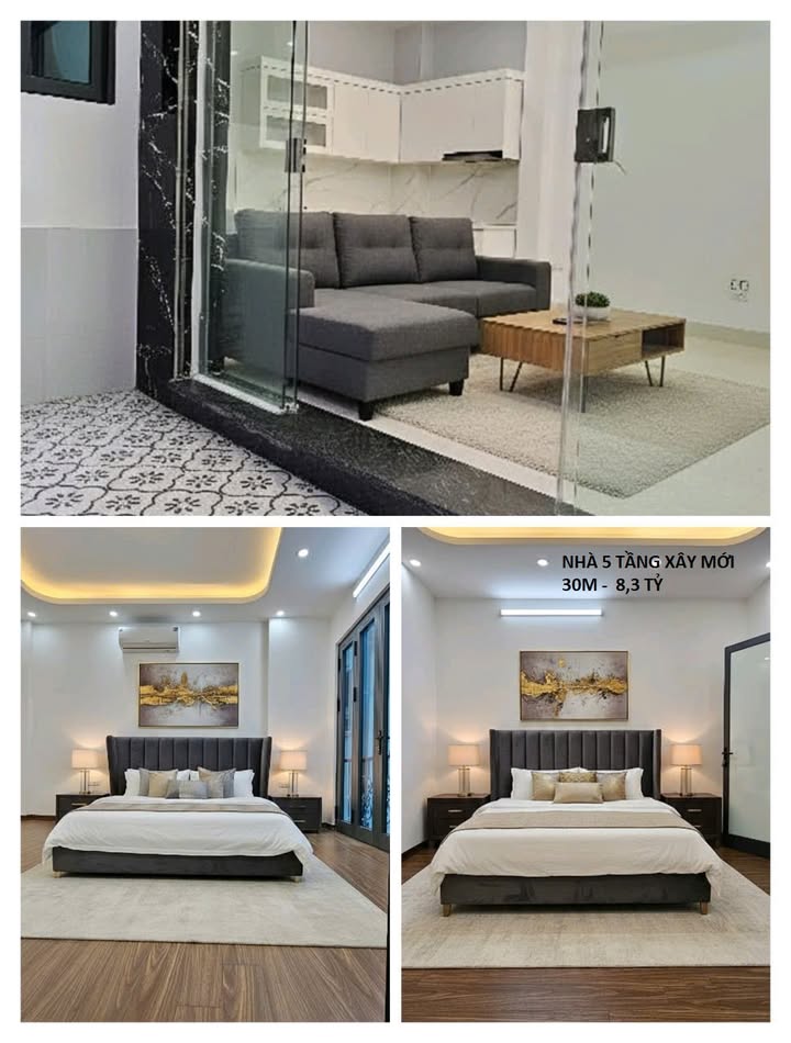 Nhà 5 tầng Ô Đồng Lầm, Đống Đa 30m² giá 8.3 tỷ - Không gian sống lý tưởng!