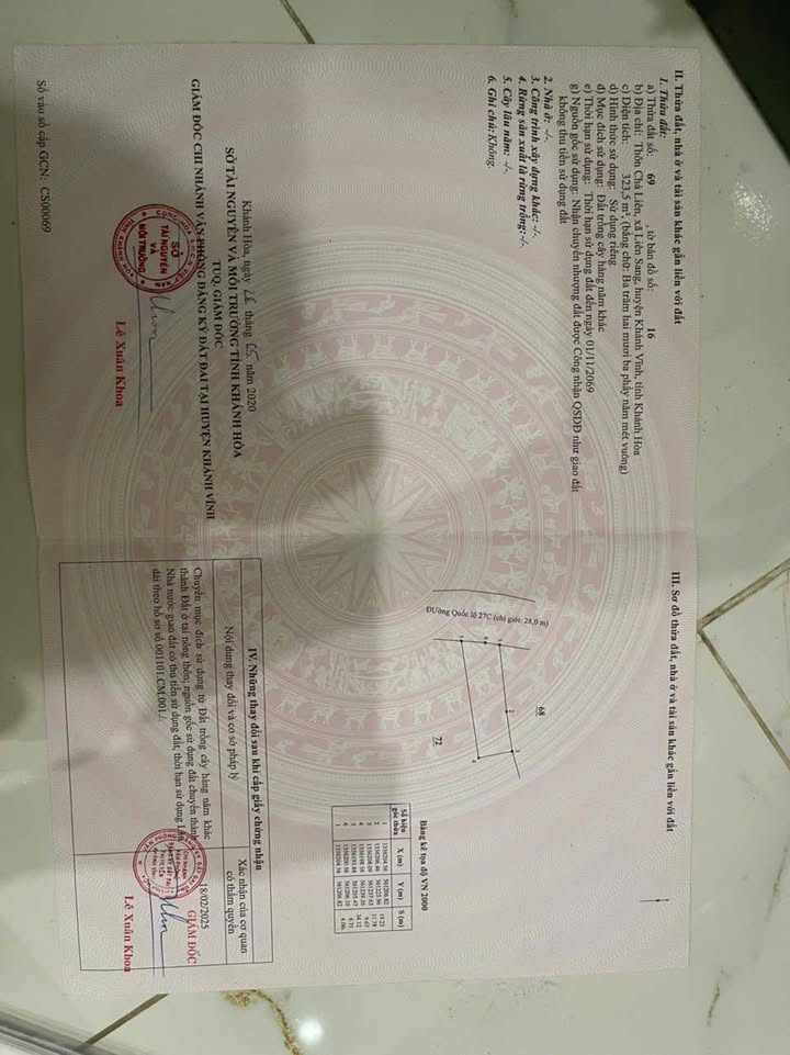 Đất mặt tiền QL 27C, Xã Liên Sang, 300m² giá 1.6 tỷ - Kinh doanh thuận lợi!