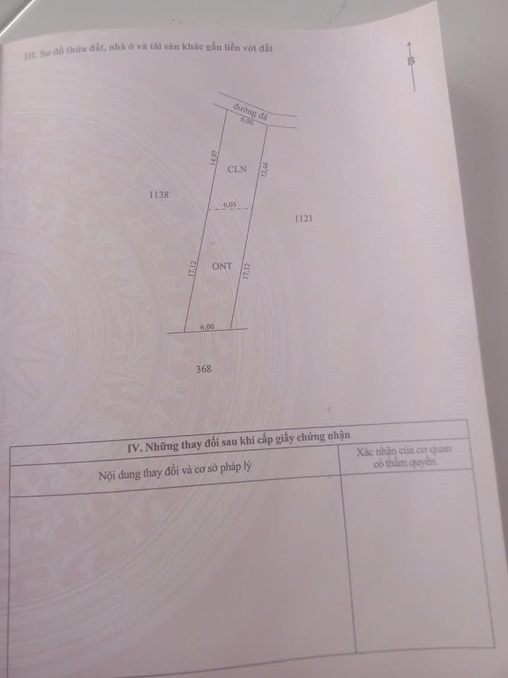 Đất nền mặt tiền đường nhựa xã Hậu Thành, Tiền Giang - Giá chỉ 530 triệu