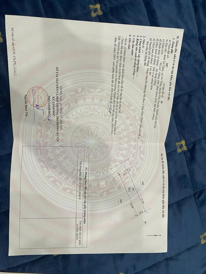 Đất thổ cư 90m² tại Xã Đại Xuyên, Huyện Phú Xuyên - Giá chỉ 1.8 tỷ, sẵn sàng xây dựng!