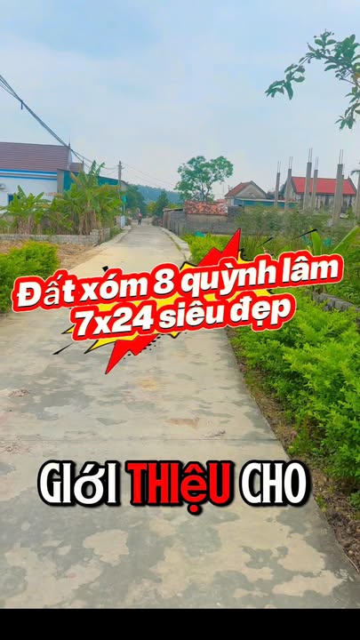 Đất nền Xóm 8 Quỳnh Lâm 168m² giá chỉ 700 triệu - Cơ hội đầu tư hấp dẫn!