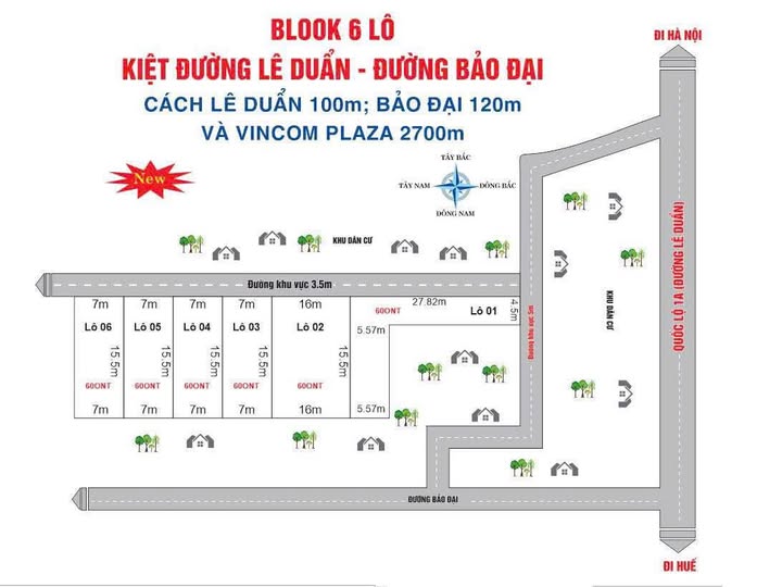 Đất nền chính chủ phường Đông Lương 108m² giá chỉ từ 200 triệu - Cơ hội đầu tư lý tưởng!