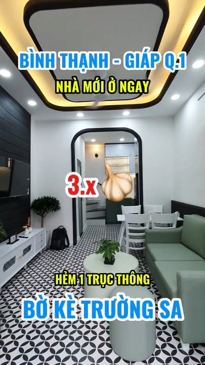 Nhà đẹp hẻm 1/ Trường Sa, Bình Thạnh 19m² giá 3.98 tỷ - Sẵn sàng vào ở!