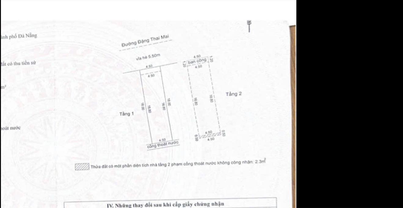 Nhà mặt tiền Đặng Thai Mai - Quận Thanh Khê - Diện tích 81m² - Chính chủ bán gấp!