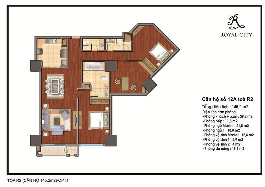 Căn hộ R2 Cổ Nhuế 1 145m² giá 17 tỷ - Cần bán gấp!