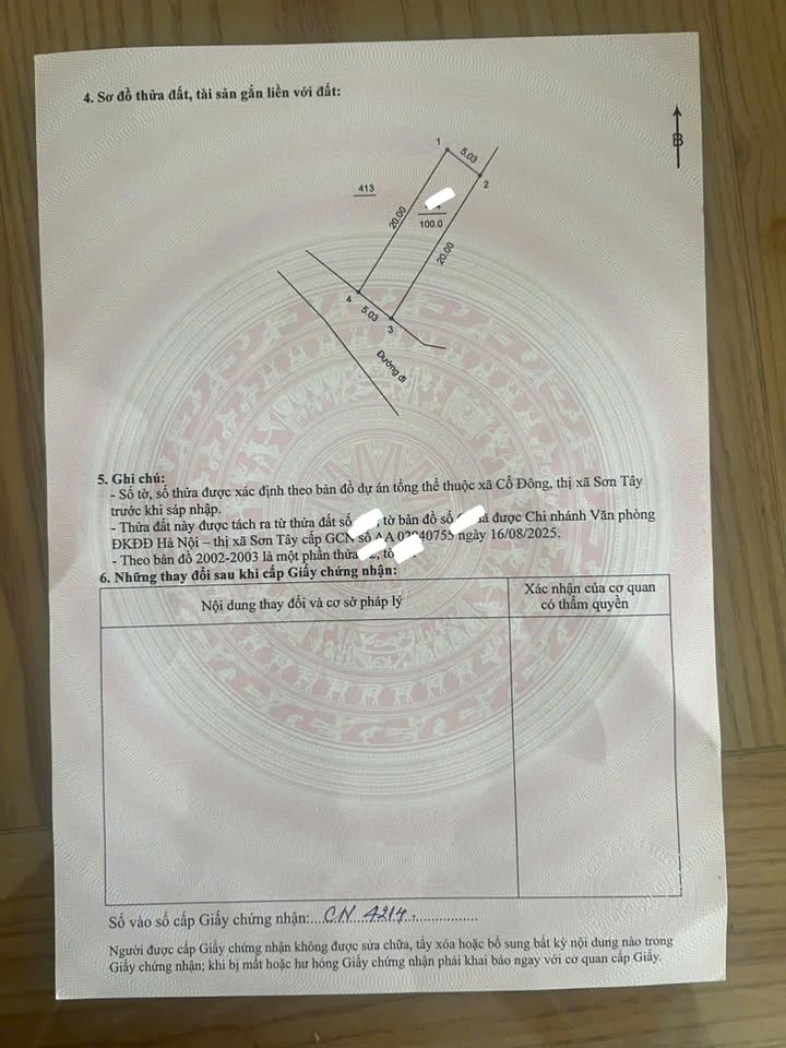 Đất thổ cư 100m² tại thôn Cổ Liễn - Huyện Ứng Hòa - Chỉ 2 tỷ!