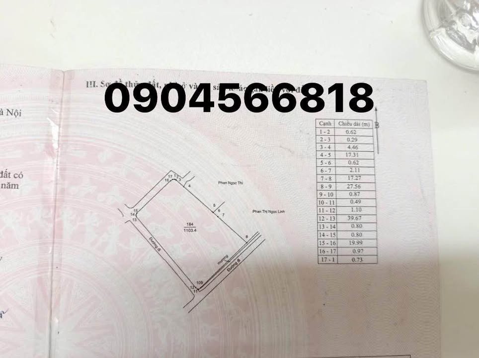 Đất nền 1100m² xã Thủy Xuân Tiên - Giá chỉ 11 tỷ - Mặt tiền rộng rãi