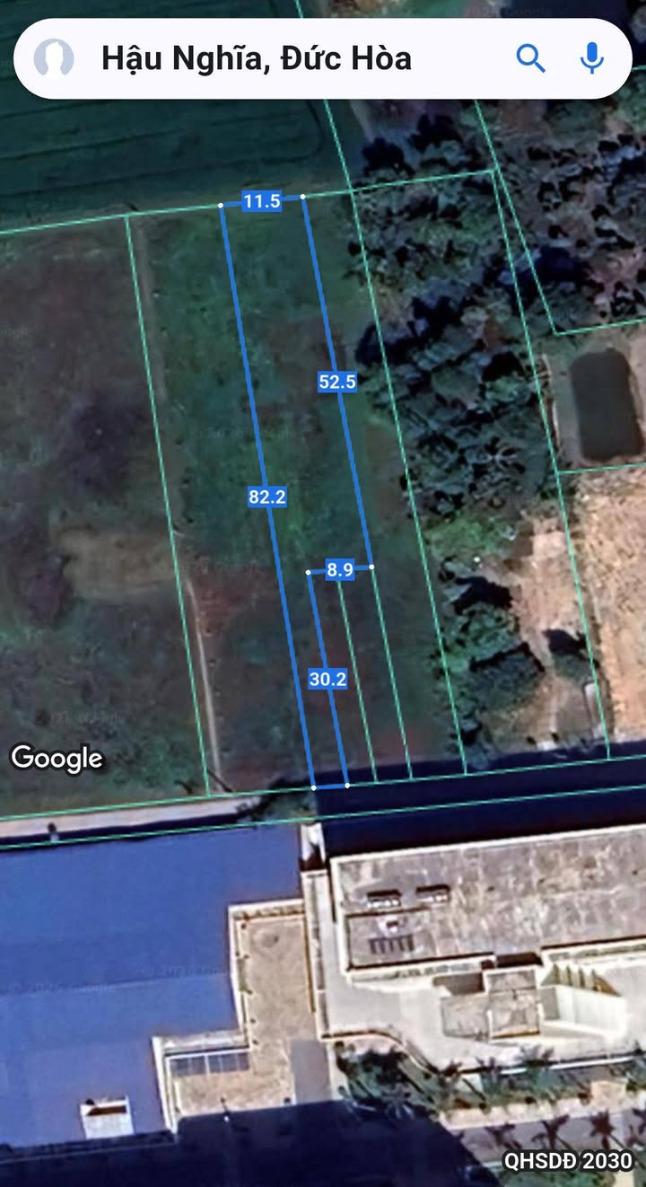 Đất nền mặt tiền đường Bờ Kênh, Đức Hòa, 2533m² giá chỉ 1.95 tỷ - Cơ hội đầu tư tuyệt vời!