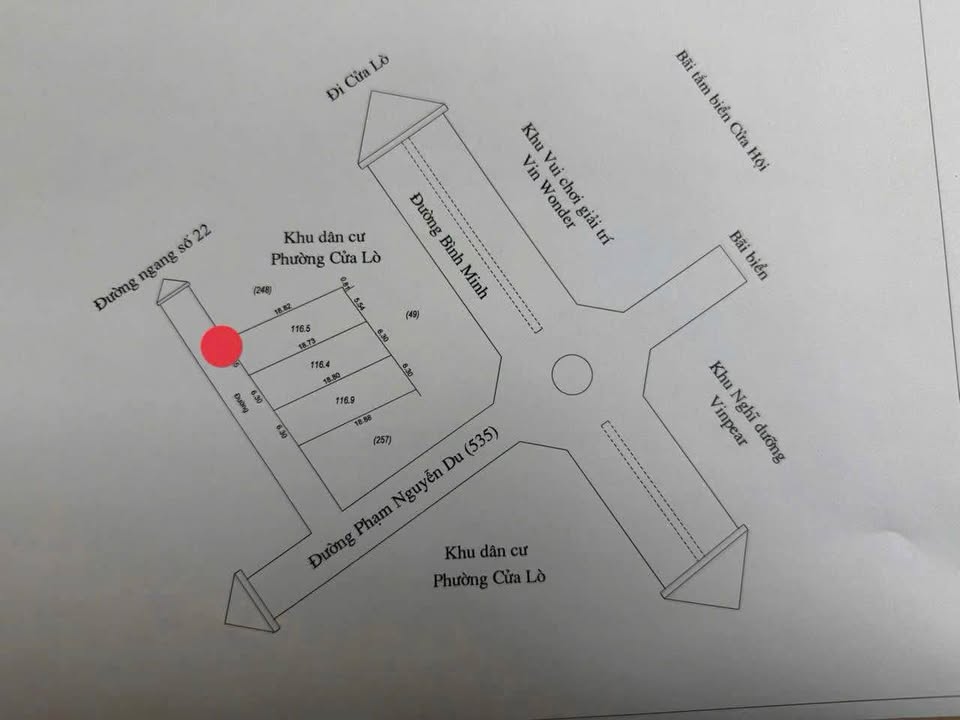 Đất Cửa Lò 116m² giá 2 tỷ - Đầu tư nghỉ dưỡng tuyệt vời!