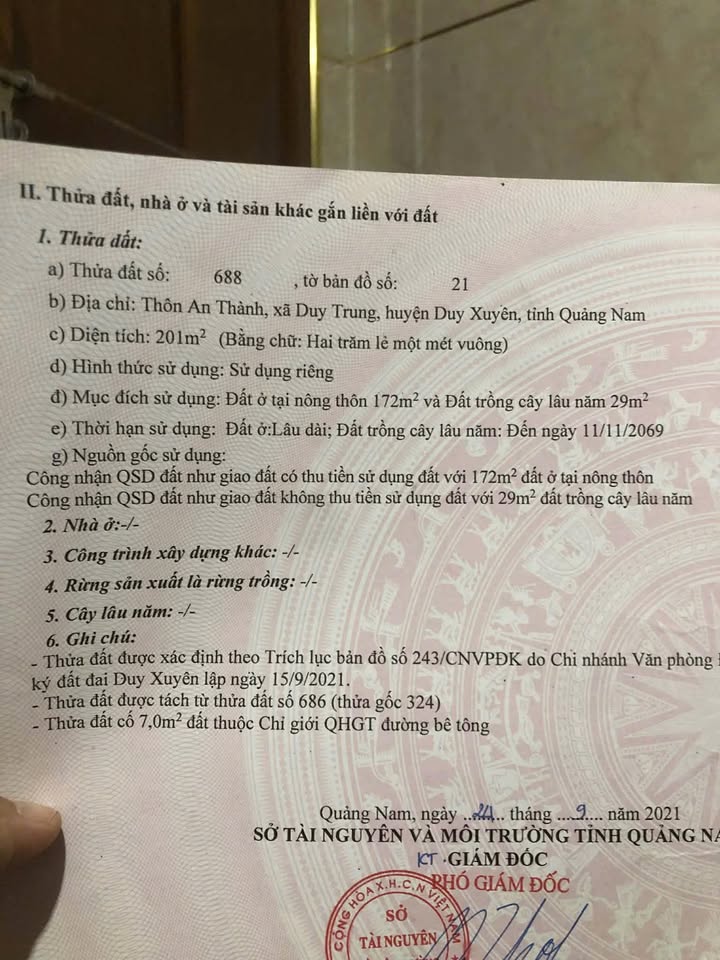 Đất nền Duy Trung, Duy Xuyên 200m² giá 335 triệu - Sổ hồng trao tay!