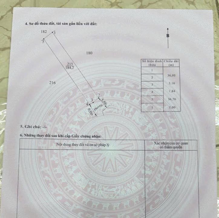 Đất mặt tiền Trần Quang Diệm, Phường An Thạnh, 184m² giá 900 triệu - Cơ hội đầu tư hấp dẫn!