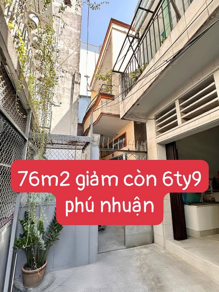 Nhà phố Cô Giang, Phú Nhuận 76m² giá 6.9 tỷ - Vị trí trung tâm, tiện kinh doanh!