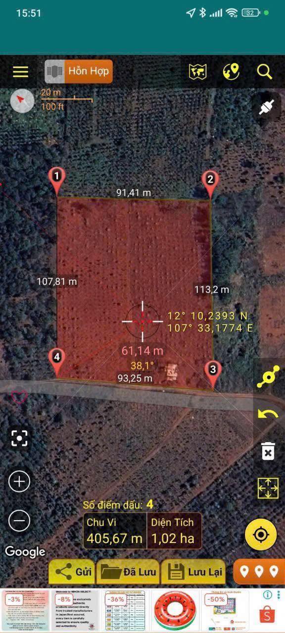 Đất nền Đăk Rung, Đắk Nông 10.000m² giá chỉ 900 triệu - Pháp lý rõ ràng!