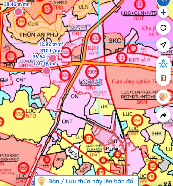 Đất nền xã Khám Lạng, Lục Nam 91m² giá chỉ 1 tỷ - Cơ hội đầu tư tuyệt vời!