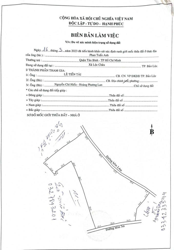Đất nền 6,3 xào tại xã Lộc Châu - Giá 3,2 tỷ thương lượng ngay!