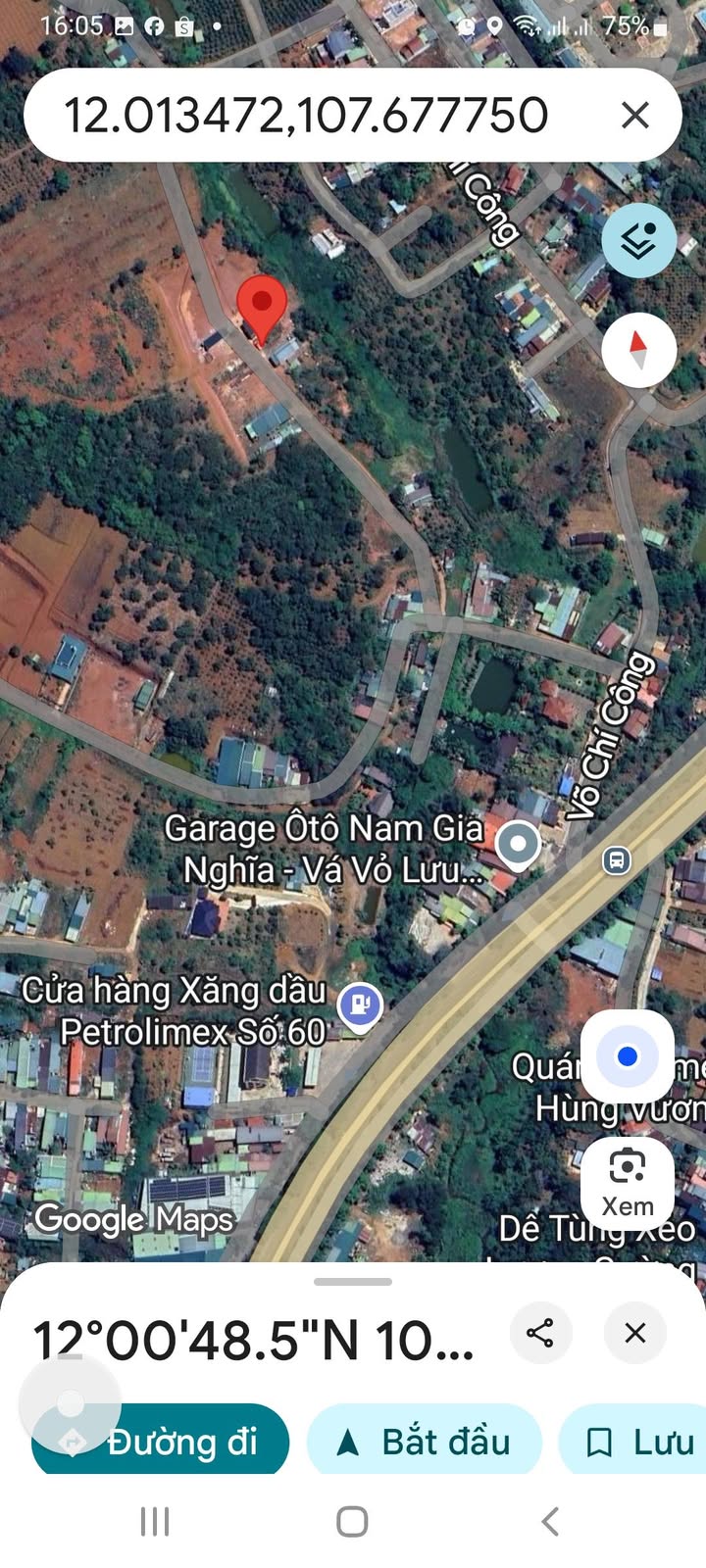 Lô đất 280m² tại Nghĩa Phú, Gia Nghĩa - Giá chỉ 450 triệu VND, sổ đỏ chính chủ!