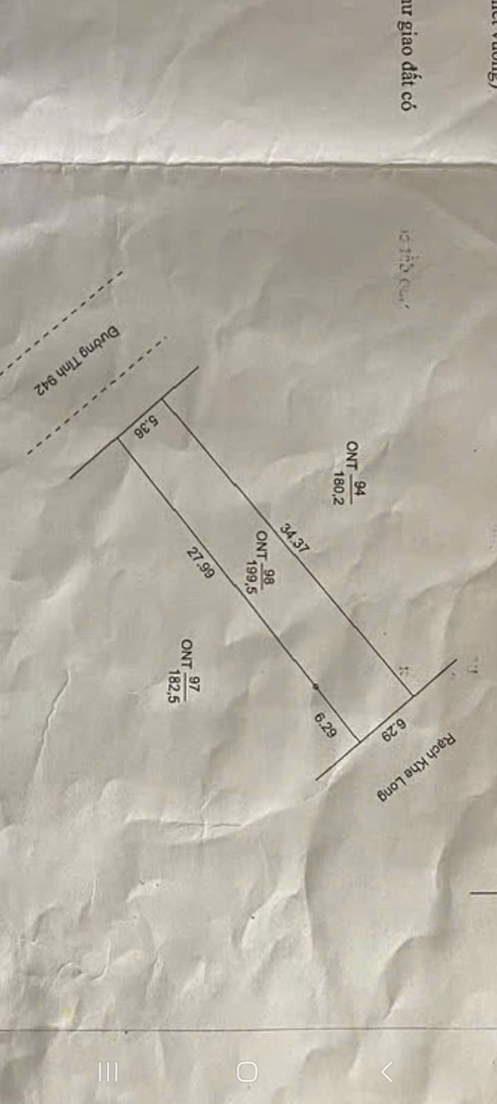 Đất nền thổ cư 199,5m² tại Tỉnh lộ 942, Xã Long Kiến - Giá chỉ 1,7 tỷ!