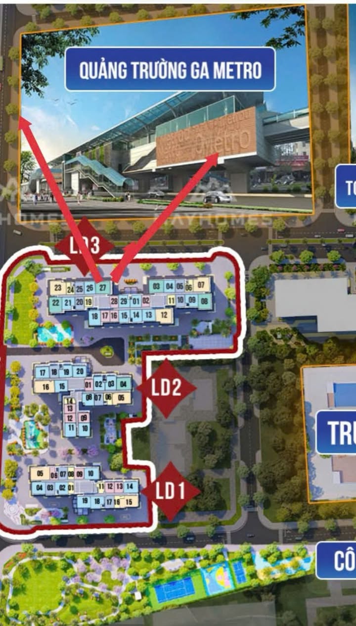 Căn hộ 2PN tại Toà London 3, Gia Lâm 75m² giá chỉ 5.1 tỷ - View thoáng mát, phong thuỷ tốt!