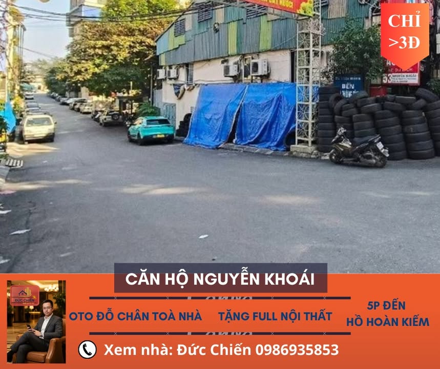 Căn hộ 85m² đường Nguyễn Khoái, quận Hai Bà Trưng giá 3 tỷ - View thoáng, sẵn sàng ở ngay!