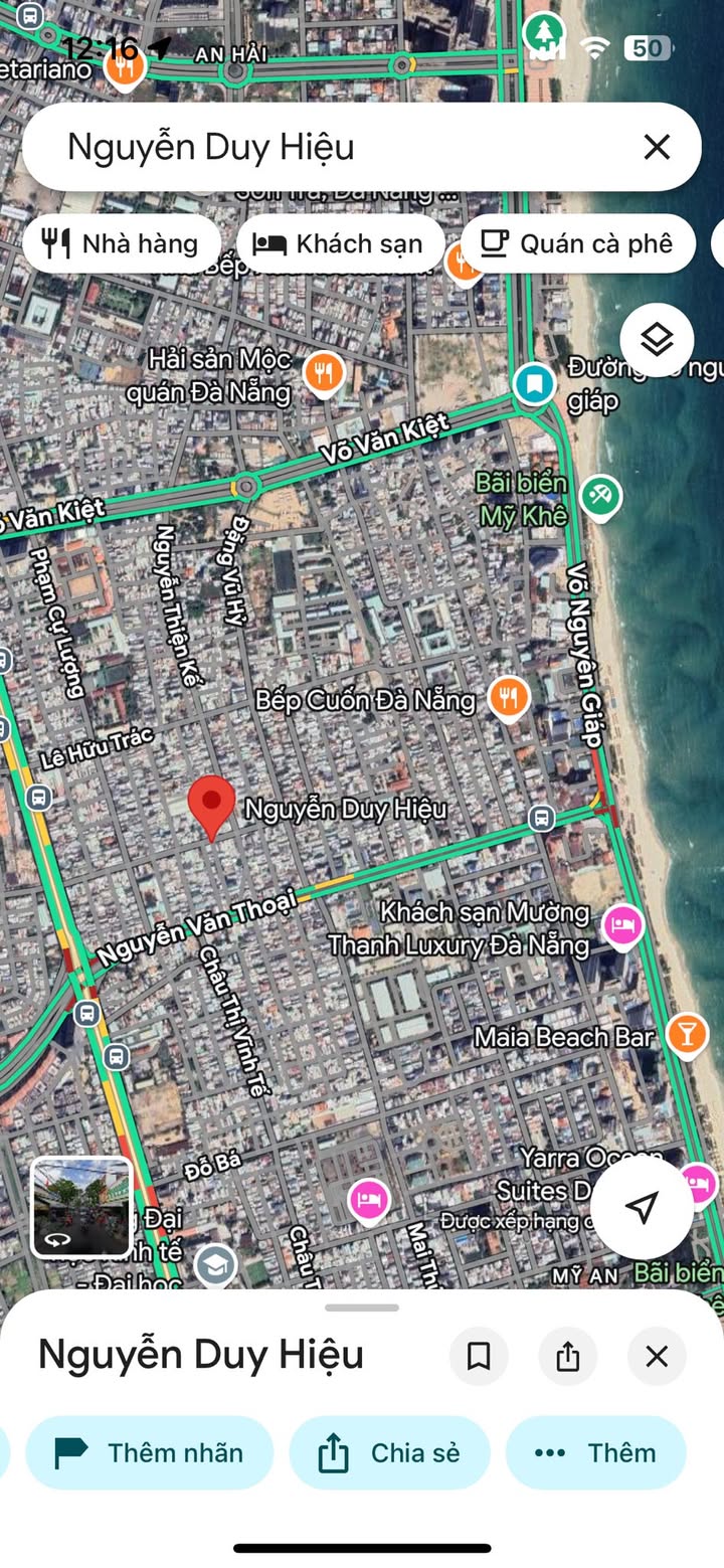 Nhà 2 mặt tiền 122m² kiệt ô tô Nguyễn Duy Hiệu - Cơ hội đầu tư lý tưởng!