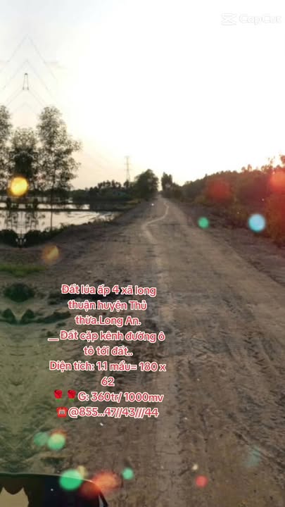 Đất nông nghiệp Ấp 4, Xã Long Thuận, Huyện Thủ Thừa - Diện tích 11.000m² giá 3.96 tỷ - Sổ hồng chính chủ, thương lượng nhẹ!