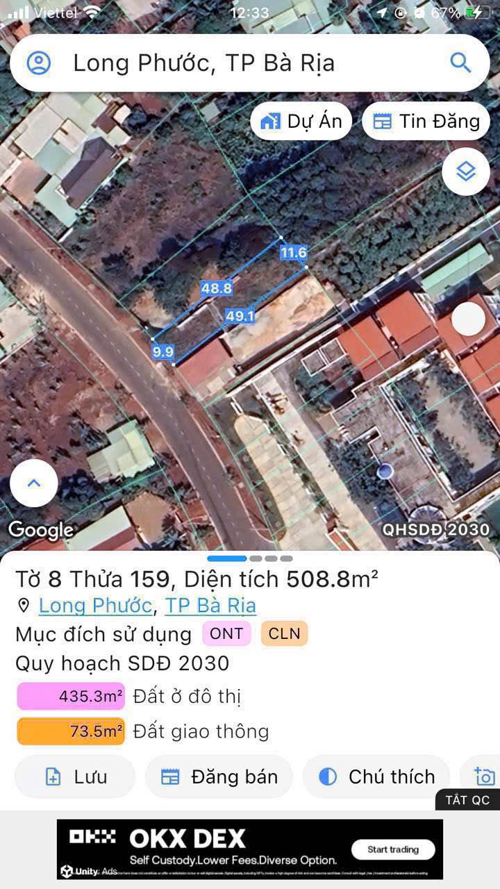 Đất mặt đường 52 TDT, Phường Long Phước, 508m² - Kinh doanh sầm uất!
