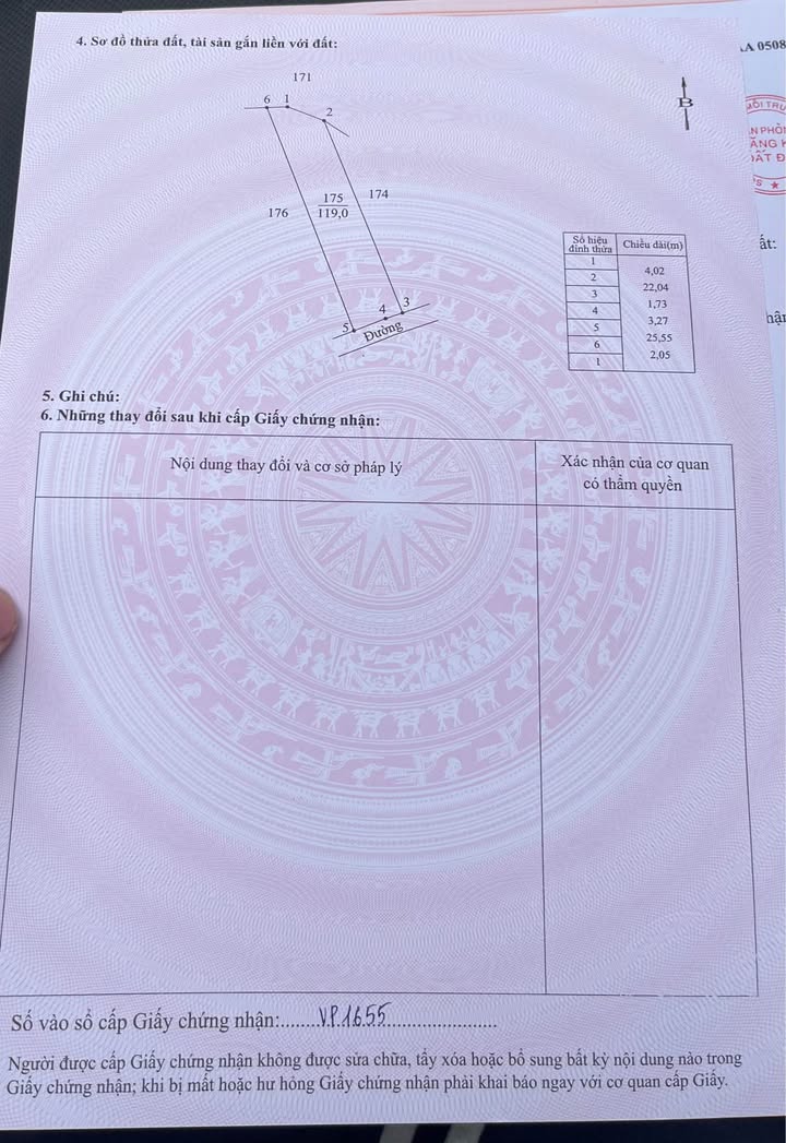 Đất nền phường Ngọc Xuân 119m² giá tốt - Sổ hồng chính chủ