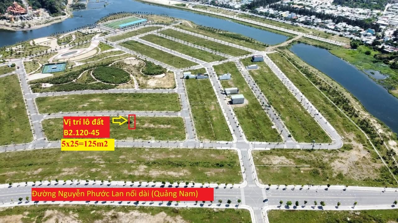 Lô đất Đầm Sen Hòa Xuân 125m² giá 6.25 tỷ - Tiện ích đầy đủ, vị trí đắc địa!