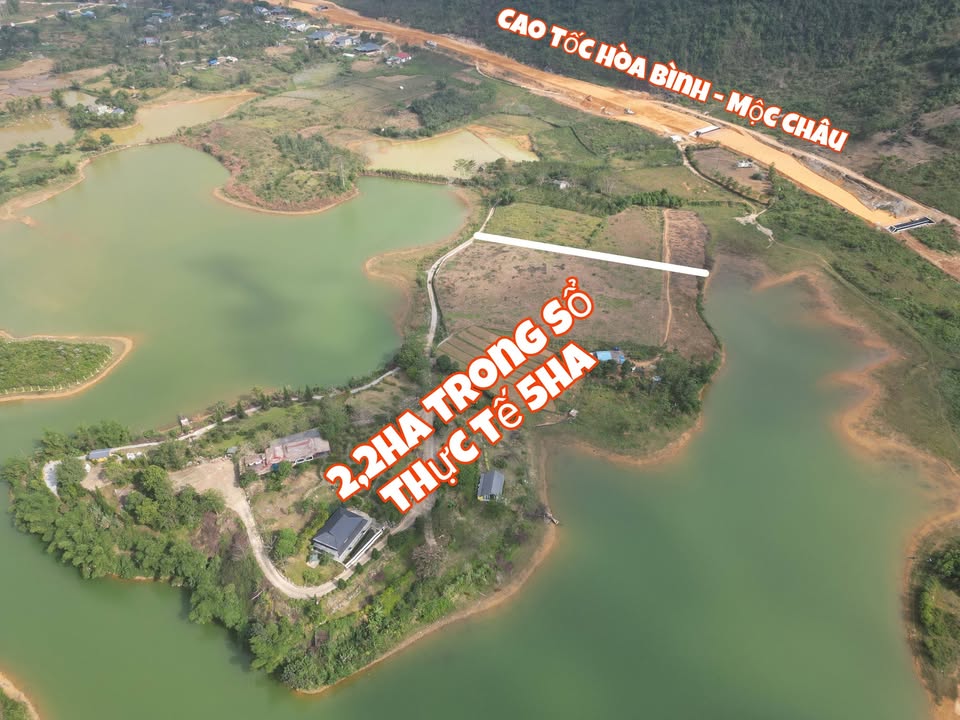 Lô đất farm 5ha view hồ tại Đà Bắc, Hòa Bình - Đầu tư sinh lời
