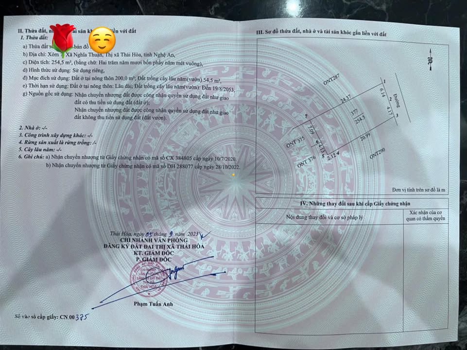 Đất nền Xóm 7A, Nghĩa Thuận, 240m² giá 1 tỷ - Đầu tư sinh lời ngay!