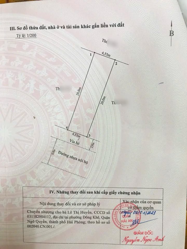 Bán đất TDC Quân Khu 3, Hải An, 91m² - Tiềm năng đầu tư cao!