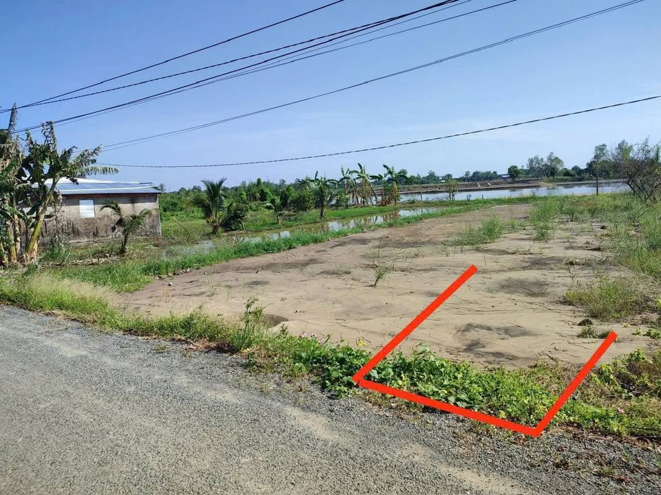 Đất nền Hòa Tân Châu Thành 298m² giá 380 triệu - Nền vuông vức, sổ đỏ chính chủ!