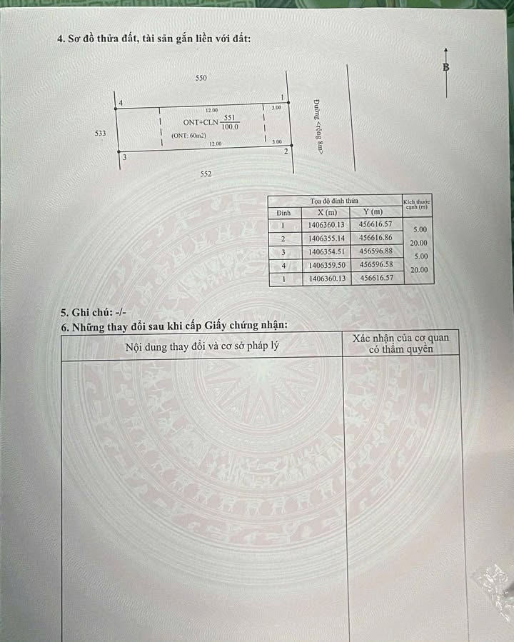 Đất chính chủ Tân An 100m² giá 1 tỷ - Sổ đỏ công chứng ngay!
