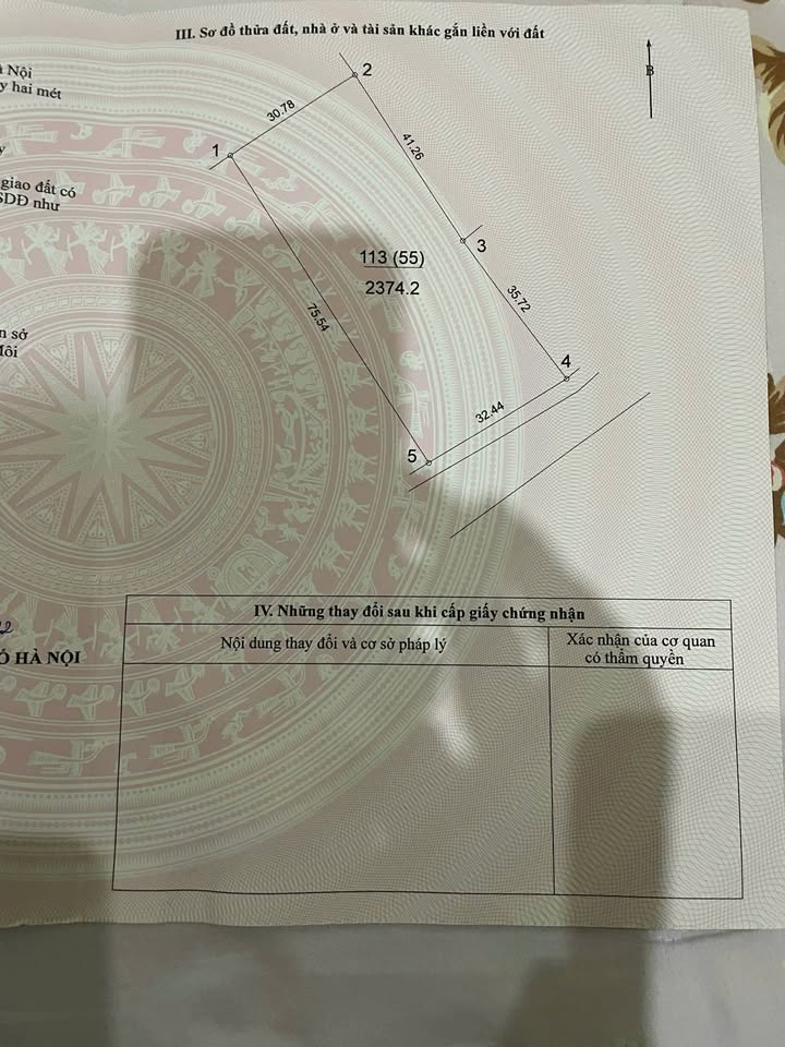 Đất nền Tảo Dương Văn, Quốc Oai 2374m² giá 23.74 tỷ - Sổ đỏ chính chủ!