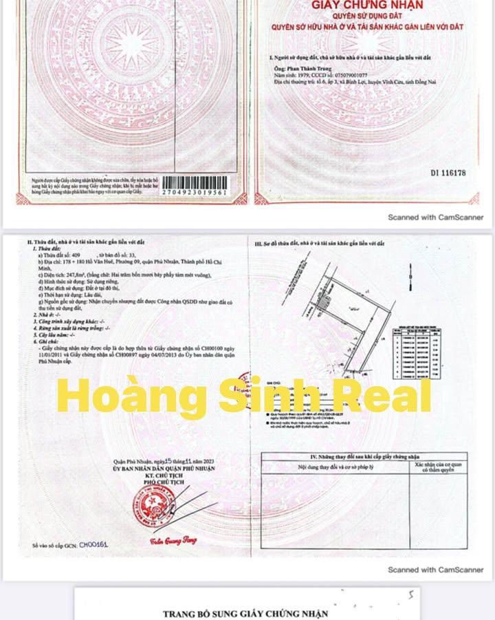 Nhà mặt tiền 178-180 Hồ Văn Huê, Quận Phú Nhuận 240m² - Cơ hội đầu tư vàng!